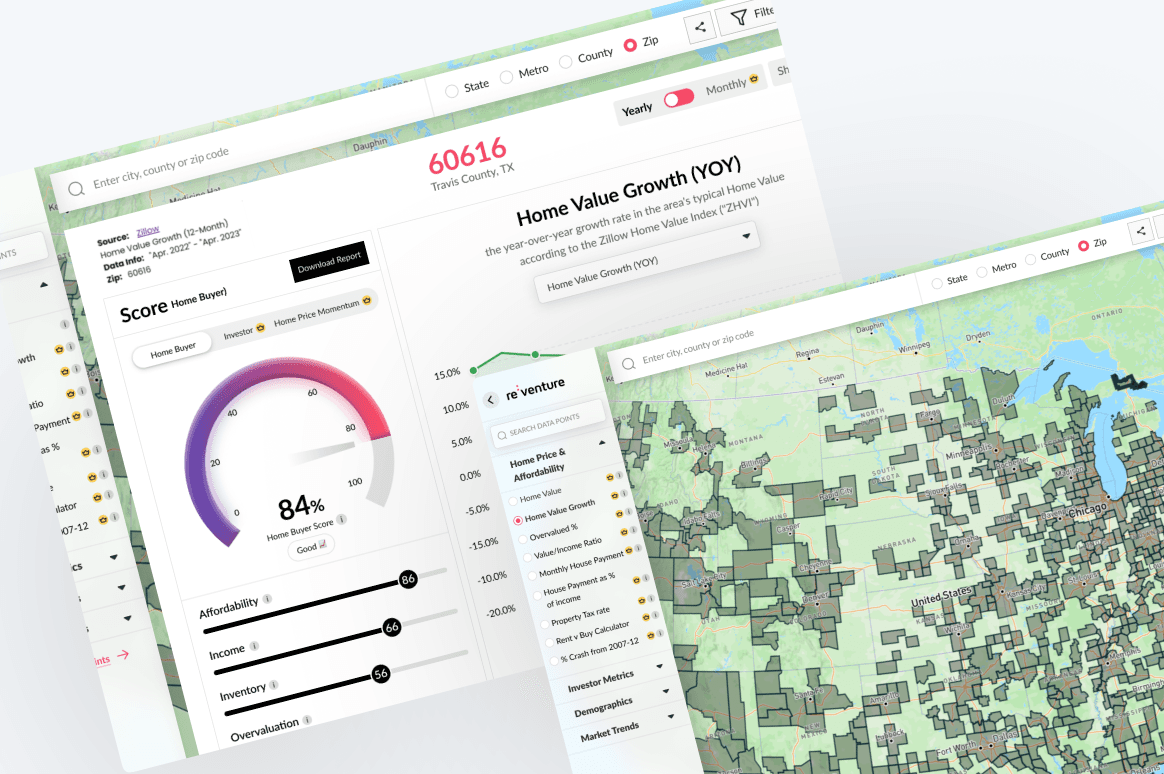 Reventure real estate data platform